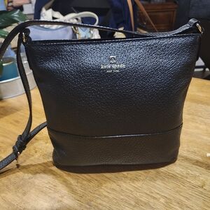 Kate Spade Black Leather Crossbody Bag